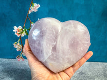 Load image into Gallery viewer, 5.5&quot; Rose Quartz heart
