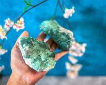 Load image into Gallery viewer, Green cubic Fluorite Mineral Specimen
