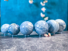 Load image into Gallery viewer, BLUE CALCITE crystal ball
