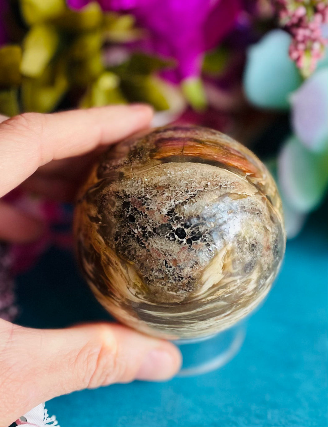 Petrified Wood Sphere