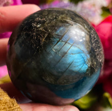 Load image into Gallery viewer, CUTE 2&quot; Labradorite Sphere, Ethically Sourced
