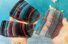 Load image into Gallery viewer, Rainbow Fluorite Slices
