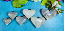 Load image into Gallery viewer, BLUE Moonstone Crystal Hearts
