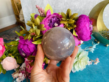 Load image into Gallery viewer, Blue Rose Quartz Sphere
