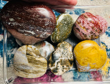 Load image into Gallery viewer, Ethically Sourced Ocean Jasper Hearts
