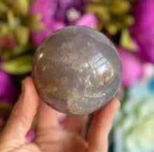 Load image into Gallery viewer, Blue Rose Quartz Sphere
