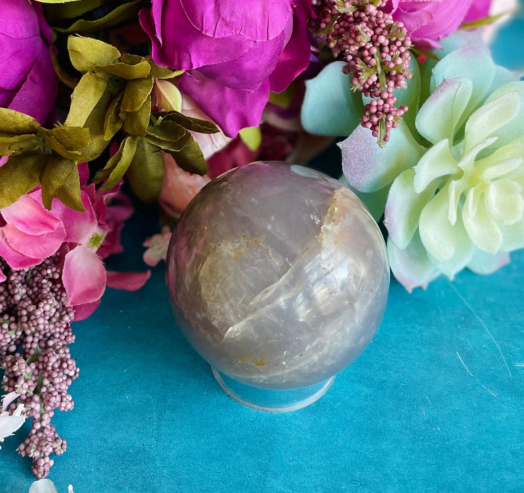 Blue Rose Quartz Sphere