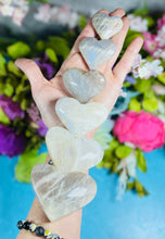 Load image into Gallery viewer, BLUE Moonstone Crystal Hearts
