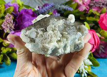 Load image into Gallery viewer, Smoky Quartz and White Desert Rose
