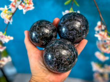 Load image into Gallery viewer, Ethically Sourced INDIGO GABBRO Crystal Ball
