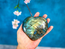 Load image into Gallery viewer, Gorgeous Labradorite Hearts - Valentines Gifts - Ethically Sourced Crystals
