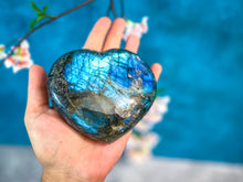 Load image into Gallery viewer, Gorgeous Labradorite Hearts - Valentines Gifts - Ethically Sourced Crystals
