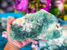 Load image into Gallery viewer, Large Raw Green cubic Fluorite Mineral Specimen, 1 kilo+, Ethically Sourced Crystals
