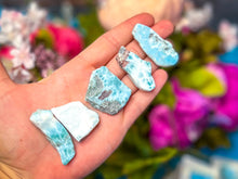 Load image into Gallery viewer, Polished Larimar Slices, Good Quality
