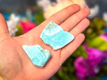 Load image into Gallery viewer, Polished Larimar Slices, Good Quality
