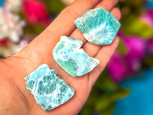 Load image into Gallery viewer, Polished Larimar Slices, Good Quality
