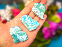 Load image into Gallery viewer, Polished Larimar Slices, Good Quality
