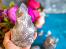 Load image into Gallery viewer, Lavender Rose Quartz Crystal Flames
