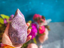 Load image into Gallery viewer, Lepidolite Crystal Flames
