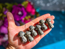 Load image into Gallery viewer, Cute Pyrite Crystal Mushrooms!

