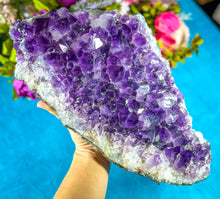 Load image into Gallery viewer, Huge 14&quot; Raw Amethyst Geode, 10.5 Lbs!
