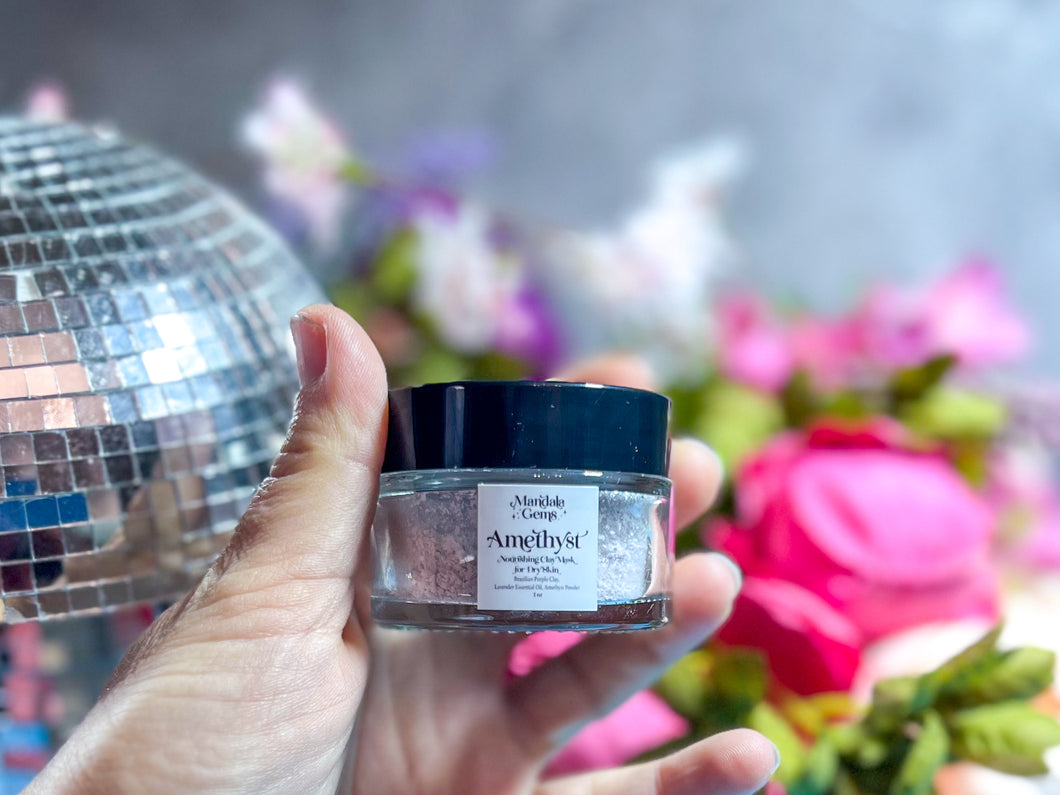 Amethyst Nourishing Clay Mask