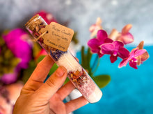 Load image into Gallery viewer, Goddess Rose Quartz Bath Salts in Glass Vials
