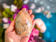 Load image into Gallery viewer, Peach Moonstone Crystal Freeform
