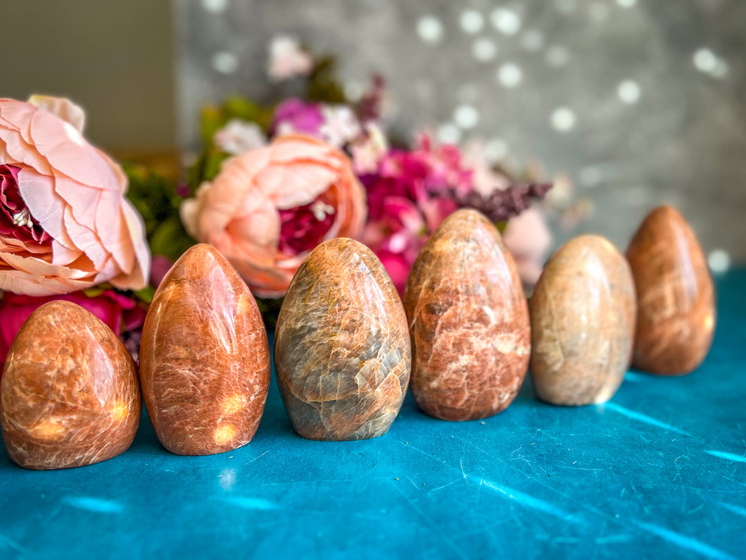 Peach Moonstone Crystal Freeform