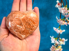 Load image into Gallery viewer, Peach Moonstone Crystal Hearts

