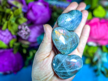 Load image into Gallery viewer, Purple Labradorite Crystal Heart for Valentines Day
