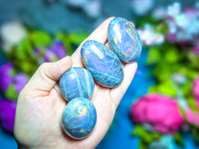 Load image into Gallery viewer, Ethically Sourced Purple Labradorite Crystal Palmstones

