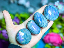 Load image into Gallery viewer, Ethically Sourced Purple Labradorite Crystal Palmstones
