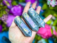 Load image into Gallery viewer, Ethically Sourced Purple Labradorite Crystal Tower
