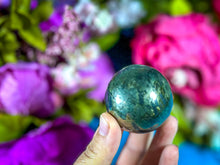 Load image into Gallery viewer, Rainbow Pyrite Crystal Ball
