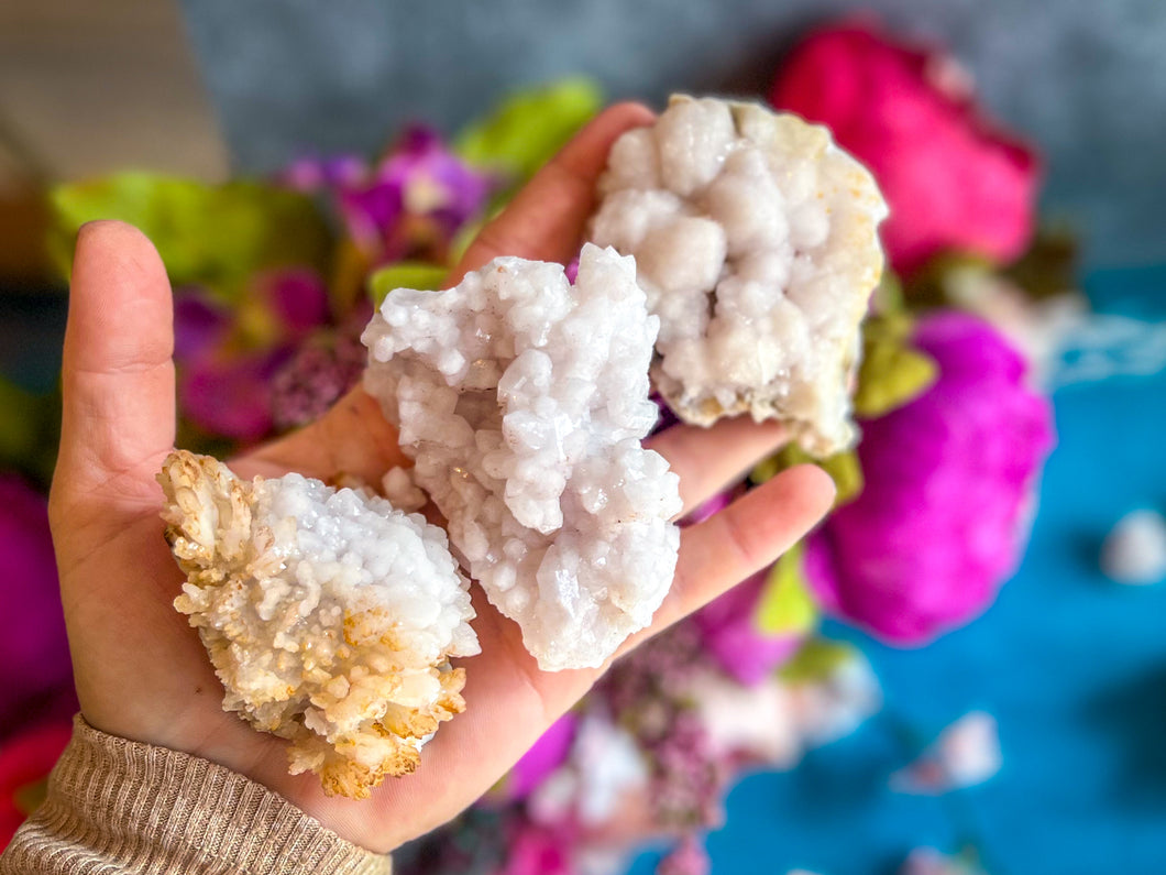 Crystallized Pink Quartz Clusters, RARE Rose Quartz Clusters from Tata Morocco