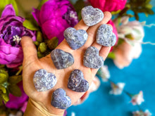 Load image into Gallery viewer, Small Lepidolite Crystal Hearts
