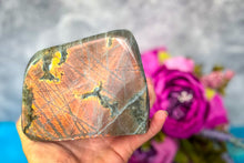 Load image into Gallery viewer, SUNSET labradorite freeforms, Orange Pink Labradorite, 750-2000 grams
