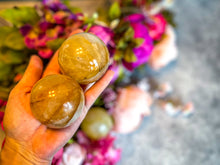 Load image into Gallery viewer, Golden Healer Quartz Balls, Yellow Hematoid Quartz Crystal Spheres
